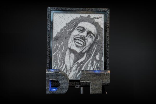 Bob Marley Nail Sketch